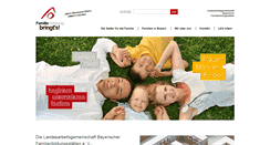 Desktop Screenshot of familienbildung-by.de